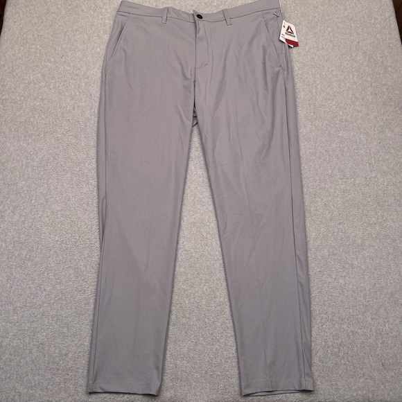 Reebok Other - NEW Reebok Anchor Five Pocket Pant Men 38x32 Tapered Sleet Gray Performance Golf